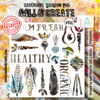 AALL and Create - Schablone 6x6 Inch "Organitastic "Stencil
