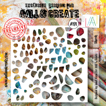 AALL and Create - Schablone 6x6 Inch "Shards "Stencil