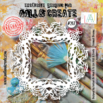 AALL and Create - Schablone 6x6 Inch "Framed Dreams "Stencil