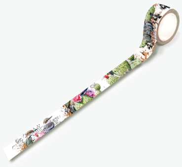 AALL and Create "Prickly Blooms" Washi Tape 20 mm