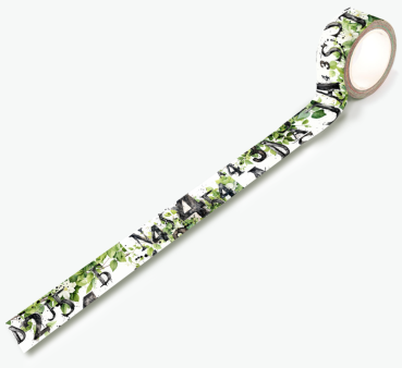 AALL and Create "Leafy Alphas" Washi Tape 25 mm