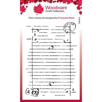 Woodware - Stempel "Mini Notebook Page" Clear Stamps Design by Francoise Read