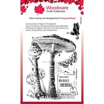 Woodware - Stempel "Vintage Fungi Up" Clear Stamps Design by Francoise Read