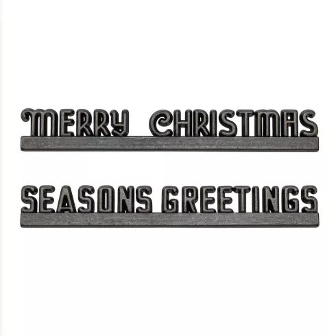 Tim Holtz - Idea Ology - Miniatur Festzeltschilder "Festive Marquee / Christmas 2023"