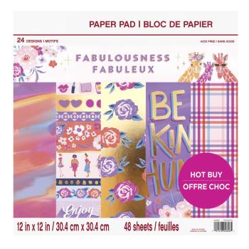 Craft Smith "Fabulousness" 12x12" Paper Pad