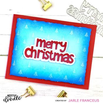 Heffy Doodle - Stanzschablone "Merry Christmas" Dies  