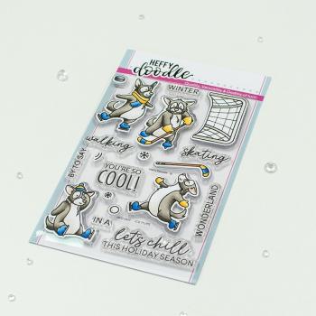 Heffy Doodle - Stempelset "Ice Pups" Clear Stamps 