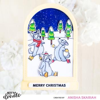 Heffy Doodle - Stempelset "Ice Pups" Clear Stamps 