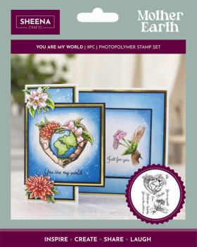 Crafters Companion - Stempelset "Mother Earth" Clear Stamps