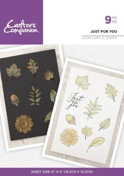 Crafters Companion - Stempelset "Just For You" Clear Stamps