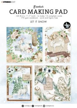 Studio Light "Let It Snow" Cardmaking Pad A4