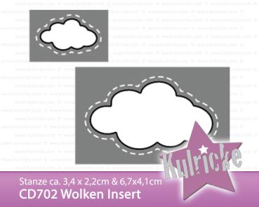 Kulricke Metall Stanzschablone Craft Die  "Wolken Fenster" Stanze 