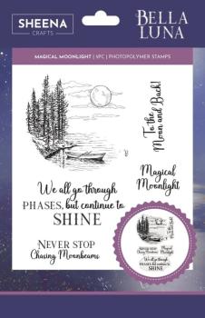 Crafters Companion - Stempelset "Magical Moonlight" Clear Stamps