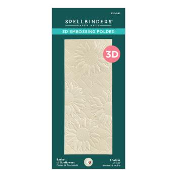 Spellbinders - Prägefolder "Basket of Sunflowers" Embossingfolder