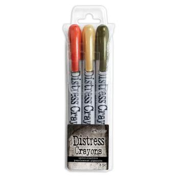 Ranger - Stifte "Halloween Set Nr. 5" Distress Pearls Crayons Design by Tim Holtz