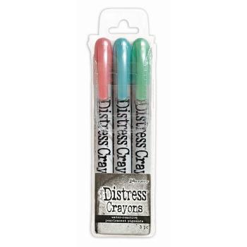 Ranger - Stifte "Holiday Set Nr. 6" Distress Pearls Crayons Design by Tim Holtz