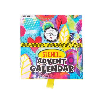 Art By Marlene - Adventskalender Schablonen 2023 "Advent Calendar Stencil Addicts Only"