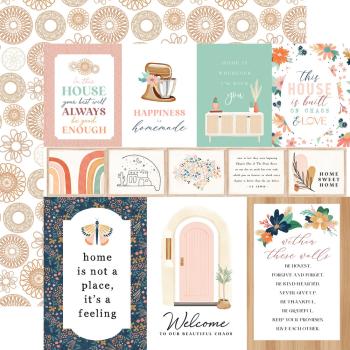 Carta Bella - Designpapier "At Home" Paper Pad 6x6 Inch - 24 Bogen