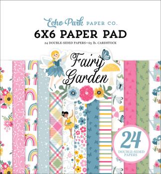 Echo Park - Designpapier "Fairy Garden" Paper Pack 6x6 Inch - 24 Bogen