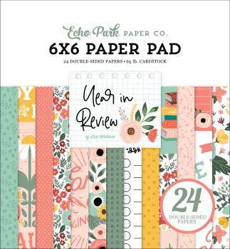 Echo Park - Designpapier "Year In Review" Paper Pack 6x6 Inch - 24 Bogen