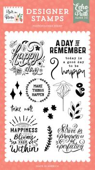 Echo Park - Stempelset "Make Things Happen" Clear Stamps