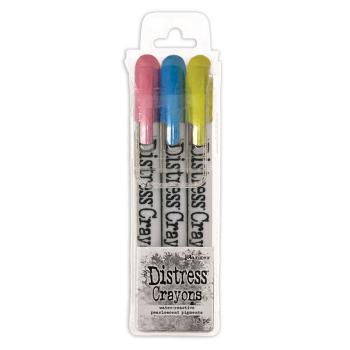 Ranger - Stifte "Holiday Pearlescent Nr. 2" Distress Pearls Crayons Design by Tim Holtz