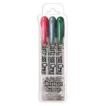 Ranger - Stifte "Holiday Pearlescent Nr. 1" Distress Pearls Crayons Design by Tim Holtz