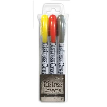 Ranger - Stifte "Halloween Set Nr. 3" Distress Pearls Crayons Design by Tim Holtz