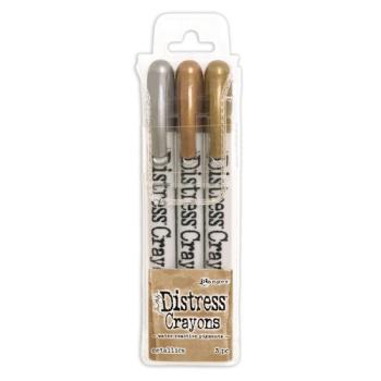 Ranger - Stifte "Distress Metallics Crayons" Design by Tim Holtz