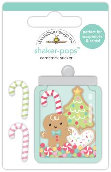 Doodlebug Design - Dimensional-Sticker "Holiday Treats" Shaker-Pops