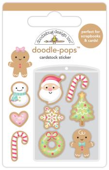 Doodlebug Design - Sticker "Christmas Cookies" Doodle-Pops 