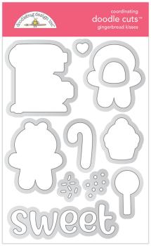 Doodlebug Design - Stanzschablone "Gingerbread Kisses" Doodle Cuts