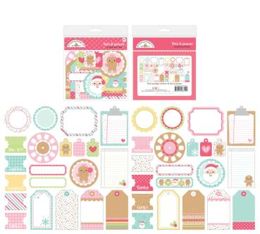 Doodlebug Design - Stanzteile "Gingerbread Kisses" Bits & Pieces