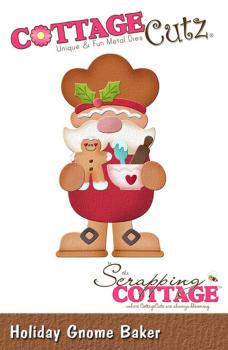 Scrapping Cottage - Stanzschablone "Holiday Gnome Baker" Dies