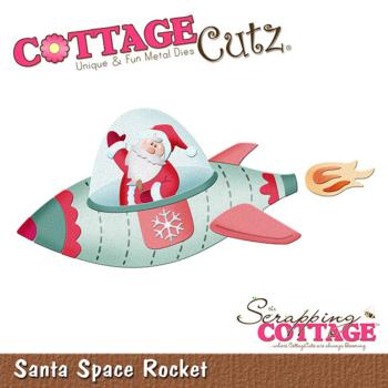 Scrapping Cottage - Stanzschablone "Santa Space Rocket" Dies