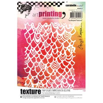 Carabelle Studio - Druckplatte "Scalloped Texture" Art Printing