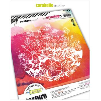 Carabelle Studio - Druckplatte "Kreis Blumenstrauß" Art Printing