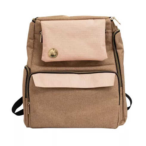 We R Memory Keepers - Rucksack Taupe und Pink