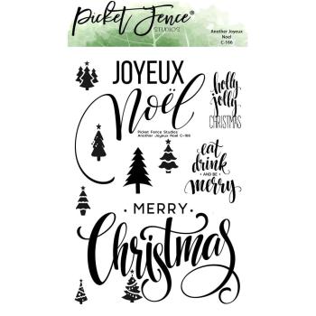 Picket Fence Studios - Stempelset "Another Joyeux Noel" Clear stamps