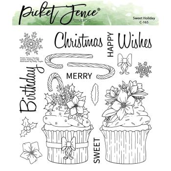 Picket Fence Studios - Stempelset "Sweet Holiday" Clear stamps