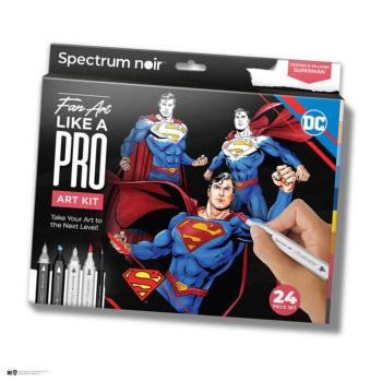 Spectrum Noir - Alkohoholmarker "Superman" Fan-Art Like a Pro Art Kit 