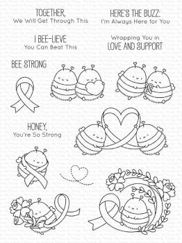 My Favorite Things - Stempelset "Bee Strong" Clear Stamps