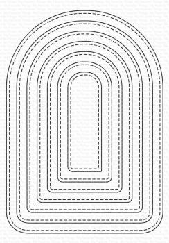 My Favorite Things - Stanzschablone "Stitched Rounded Arch STAX" Die-namics
