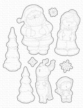 My Favorite Things - Stanzschablone "Christmas Carols" Die-namics