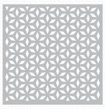 My Favorite Things - Schablone 6x6 Inch "Tiled Stars" Stencil