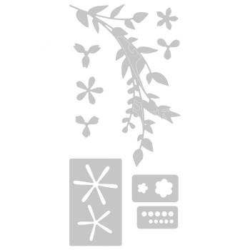 Sizzix Thinlits Craft Die-Set - Spring Foliage / Blumenkranz