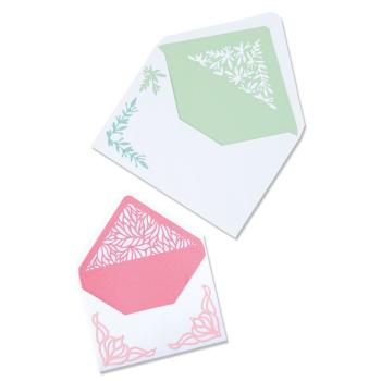 Sizzix Thinlits Craft Die-Set - Botanical Envelope Liners by Jen Long