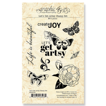 Graphic 45 - Stempelset "Let's Get Artsy" Clear Stamps