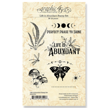 Graphic 45 - Stempelset "Life is Abundant" Clear Stamps