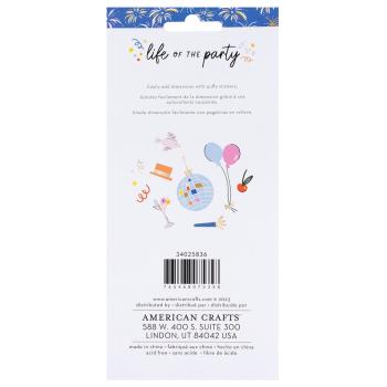 American Crafts - Aufkleber "Icons" Puffy Sticker